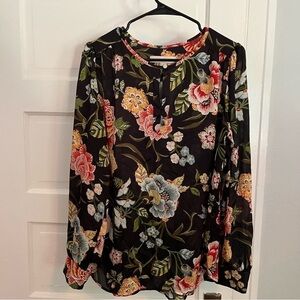 LOFT Floral Blouse